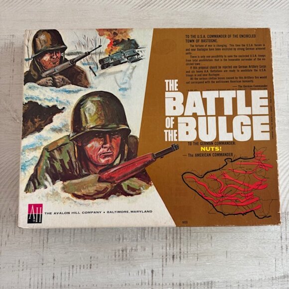 Avalon Hill Other - 1965 Avalon Hill – The Battle of the Bulge Complete • Very Good Condition